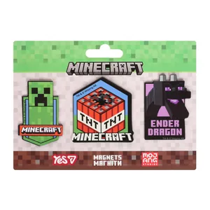 Shaped magnets "YES" /708543/ "Minecraft", 3 pcs (1/10/500)