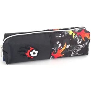 Pencil case "Bourgeois" /KJ3726/ Black 21*4.5*6cm
