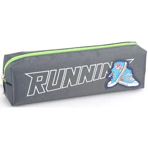 Pencil case "Bourgeois" /KJ3808/ Gray 21*4.5*6cm