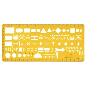 Stencil ruler ''JO'' /DSCN3114/ NATO officer (1/24/720)