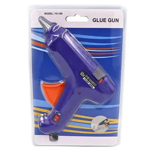 Glue gun for hot-melt glue "JO" /DSCN1031/ "Hard", European socket 60W, 1.1 cm, blister (1/24)