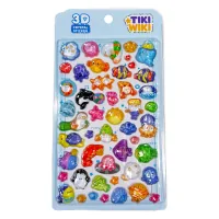 Стікер-наклейка Tiki Wiki набір 3D-наліпок серії Crystal – Тікі океан (51366)
