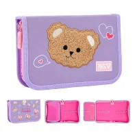 Yes hard single pencil case with a valve Bear Rules HP-03 (533728)