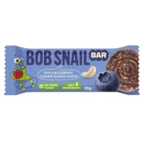Батончик дитячий Bob Snail Яблуко, чорниця, кеш'ю та кріспи кіноа 35 г (1740728)