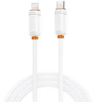 Дата кабель USB-C to Lightning 1.0m 27W white XO (XO-CB-300CL-WH)