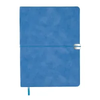 Тижневик Buromax недатований VELOUR, A5, блакитний, штуч.шкіра, 336 сторінок (BM.20770-14)