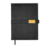 Тижневик Buromax недатований LEROY, A5, чорний, штуч.шкіра, 336 сторінок (BM.20780-01)