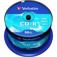CD Verbatim CD-R 700Mb 52x Cake box 50 Extra (43351)