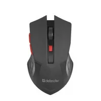 Мишка Defender Accura MM-275 Black-Red (52276)