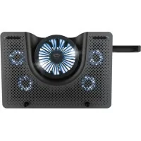 Laptop stand Trust GXT 1125 Quno (17.3") Blue LED Black (23581_TRUST)
