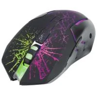 Mouse Marvo M207 LED USB Black (M207)