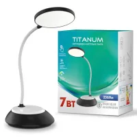 Table lamp TITANUM LED DC3 7W 3000-6500K USB black (TLTF-022B)