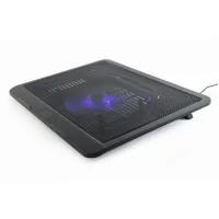 Gembird laptop stand up to 15", 1x120 mm fan, black (NBS-1F15-04)