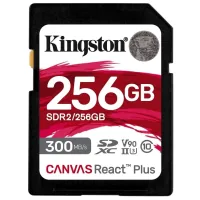 Карта пам'яті Kingston 256GB SDXC class 10 UHS-II U3 Canvas React Plus (SDR2/256GB)