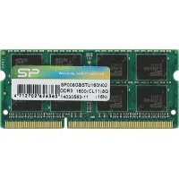 Модуль пам'яті для ноутбука SoDIMM DDR3 8GB 1600 MHz Silicon Power (SP008GBSTU160N02)