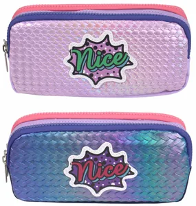 Pencil case "SAFARI" /26706S/ 3 compartments, 22x6.5x10cm, mix (1/24/144)