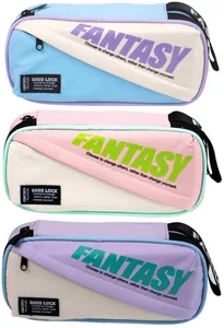 Pencil case "SAFARI" /26708S/ 1 compartment, with a pocket, 22x5.5x9.5 cm, mix (1/24/144)