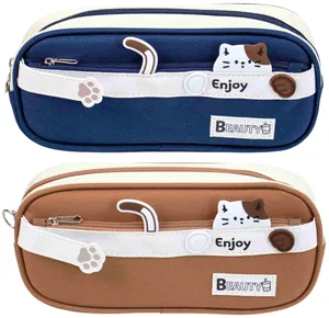 Pencil case "SAFARI" /26714S/ 1 compartment, with a pocket, 22x5.5x9.5 cm, mix (1/24/144)