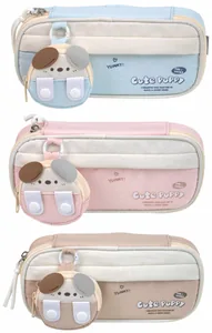 Pencil case "SAFARI" /26732S/ 1 compartment, with pocket and wallet, 22.5x9x10cm, mix (1/24/144)