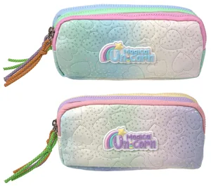 Pencil case "SAFARI" /26733S/ 3 compartments, 22.5x6.5x10.5cm, mix (1/30/180)