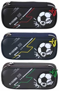 Pencil case "SAFARI" /26766S/ 1 compartment, 22x6x9.5 cm, mix (1/24/144)