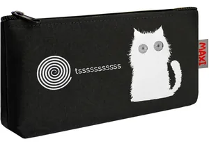Pencil case "MAXI" /87419/ 1 compartment. 20*9*4cm, black (1/20)