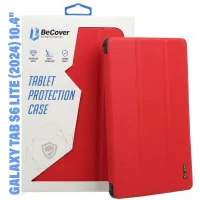 Cover for the tablet BeCover Smart Case Samsung Tab S6 Lite (2024) 10.4" P620/P625/P627 Red (710817)