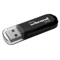 USB flash drive Wibrand 64GB Marten Black USB 3.2 Gen 1 (USB 3.0) (WI3.2/MA64P10B)