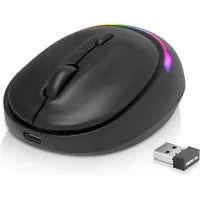 Mouse REAL-EL RM-440W Wireless/Bluetooth Black (EL123200045)