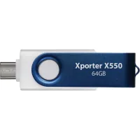 USB флеш накопичувач Patriot 64GB Xporter X550 USB 3.2/Type-C (PS64GX550AAD)