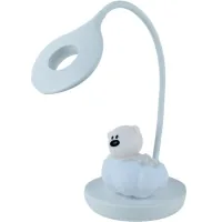 Настільна лампа Kite Cloudy Bear LED з акумулятором, блакитна (K24-493-2-3)