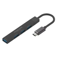 Promate USB Hub 4 ports litehub-4.black (litehub-4.black)
