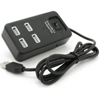 Концентратор Voltronic USB 2.0 to 4xUSB black (YT-HWS4-B)