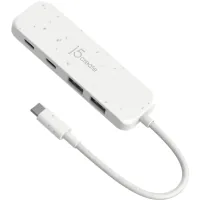 Hub J5create USB-C to 2xUSB-A + 2xUSB-C 3.2 10Gbps white (JCH342EW-N)