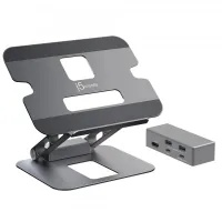 Port replicator J5create Dock-Station USB-C 6-in-1 (HDMI/PD/USB-A/USB-C) (JTS327-N)