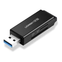 Зчитувач флеш-карт Ugreen USB 3.0 to SD/TF CM104 black (40752)