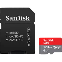 Карта пам'яті SanDisk 128GB microSD class 10 UHS-I A1 Ultra (SDSQUAB-128G-GN6IA)