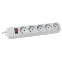 Мережевий фільтр живлення Maxxter SPM5-G-6G 1.8м, 5 розеток (SPM5-G-6G)