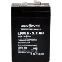 Battery for UPS LogicPower LPM 6V 5.2 Ah (4158)