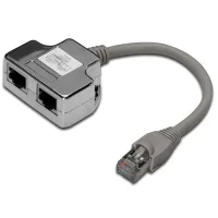 Розгалужувач витої пари, STP, cat.5e, 1x2RJ-45 Digitus (DN-93904)