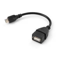 Adapter OTG USB 2.0 AF to Micro 5P 0.15m Vinga (VCPDCOTGMBK)