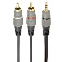 Кабель мультимедійний 3.5mm M to 2xRCA M 2.5m Cablexpert (CCA-352-2.5M)