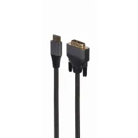 Кабель мультимедійний HDMI M to DVI M 1.8m 4K 30Hz 18+1pin Cablexpert (CC-HDMI-DVI-4K-6)