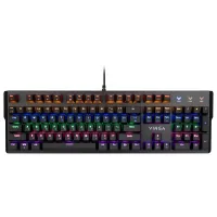 Keyboard Vinga KBGM160 LED Outemu Blue USB Black (KBGM160 Black)