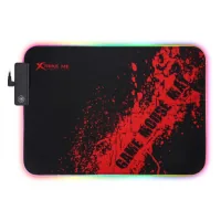 Килимок для мишки Xtrike ME MP-602 RGB lighting Black/Red (MP-602)
