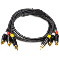 Multimedia cable 3xRCA M to 3xRCA M 1.5m PowerPlant (CA911745)