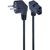 Кабель живлення C13 1.5m 90° corner Cablexpert (PC-186A-VDE1B-1.5M)