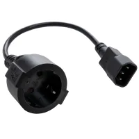 Power cable C14 to Schuko 0.75mm2 Copper Vinga (VPCC14S75C)