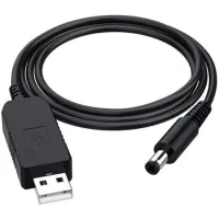 Power cable USB to DC 5.5x2.1mm 12V 0.8m Armorstandart (ARM65663)