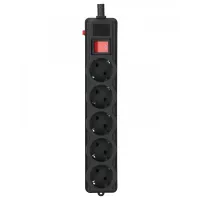 Мережевий фільтр живлення Gembird SPG5-G-6B-PRO